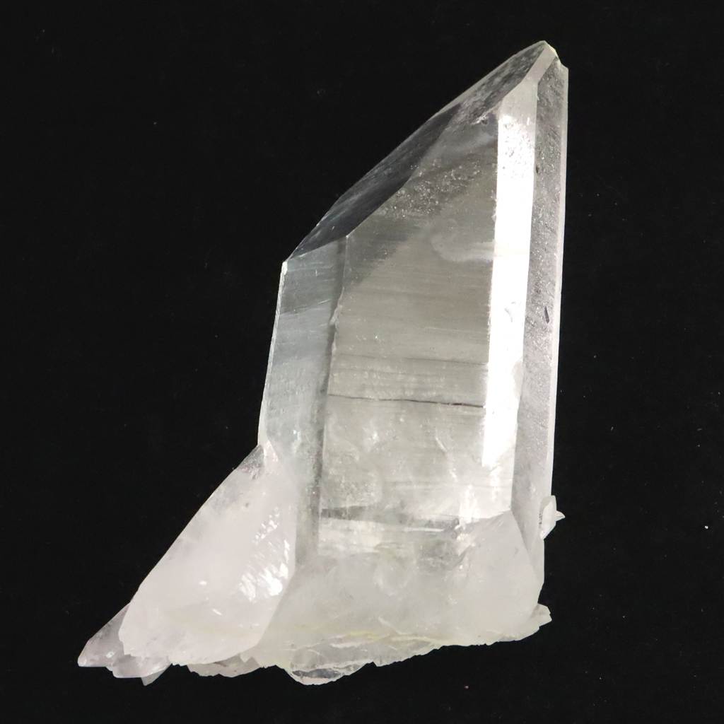 米国アーカンソー州産水晶 原石 63mm クラスター グランディング タイムリンク レインボー バーナクル セルフヒールド 59.0g