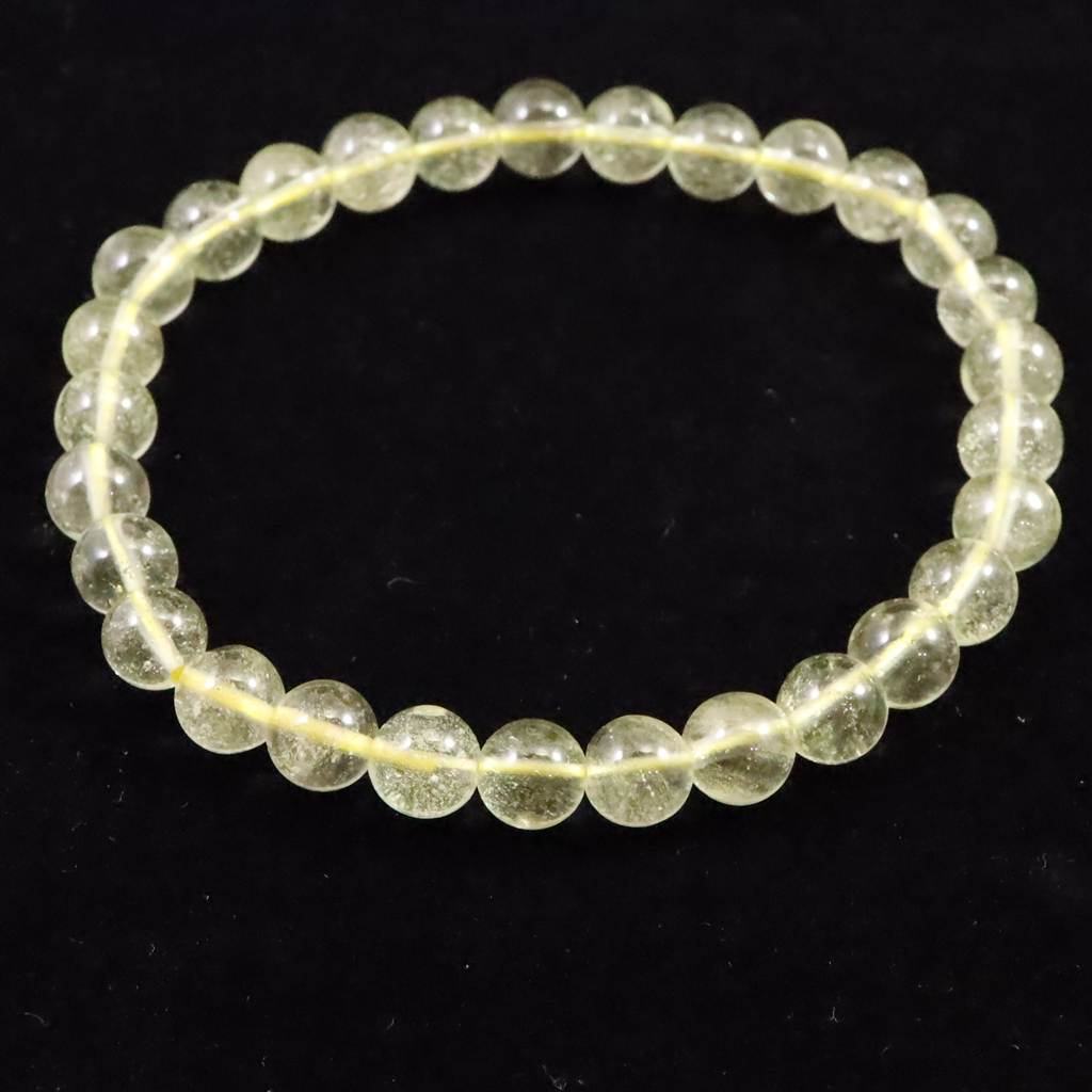 リビアングラス　6.5mm玉 ブレスレット 9.9g