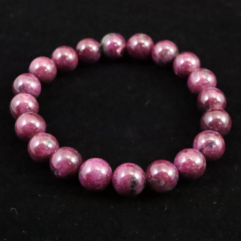 【丸ビーズ】クンツァイトキャッツアイ 10mm [1粒売り(バラ売り)] 【パワーストーン 天然石 アクセサリー】