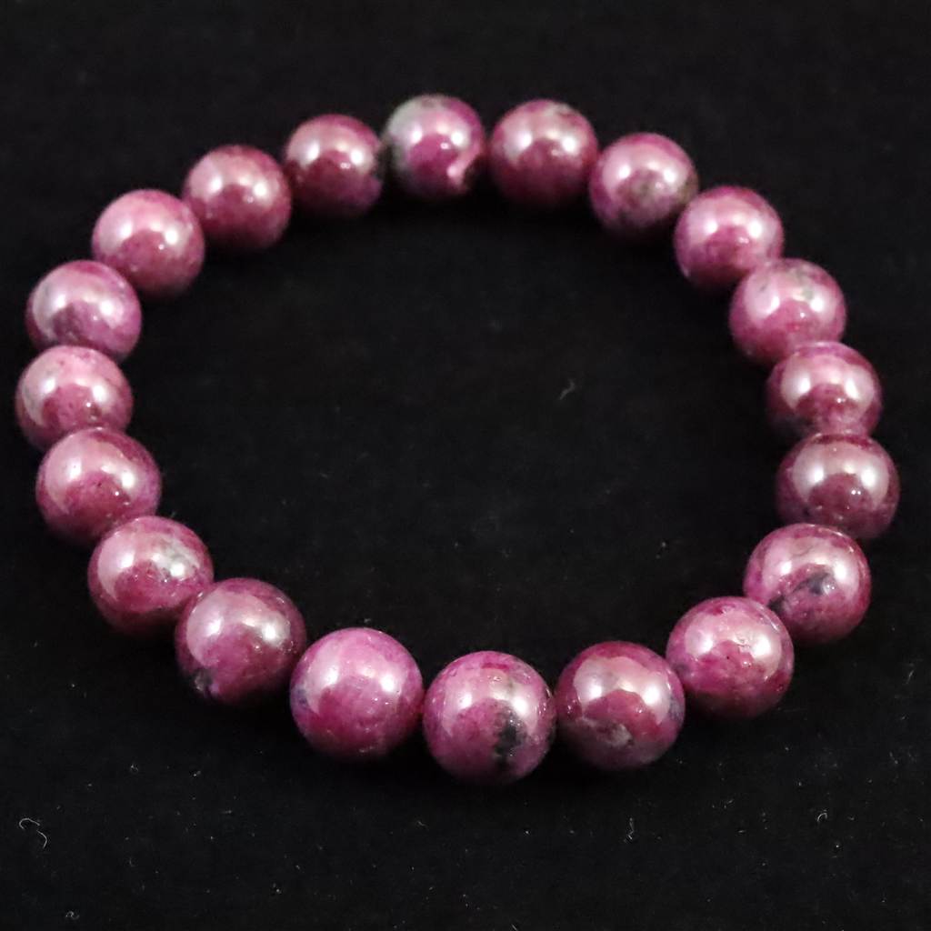 【丸ビーズ】クンツァイトキャッツアイ 10mm [1粒売り(バラ売り)] 【パワーストーン 天然石 アクセサリー】