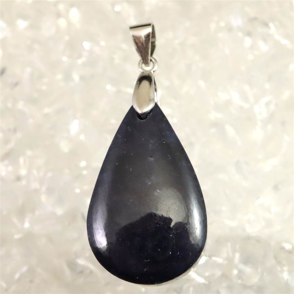 ミャンマー産 ブルーサファイア 24X15mmドロップ ペンダントトップ 5.3g