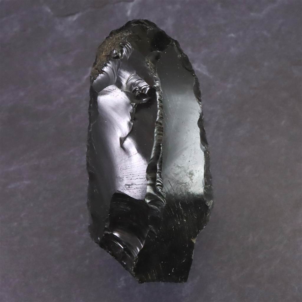 黒曜石 打製石器 75mm 後期旧石器時代 東北・北海道地域 44.8g