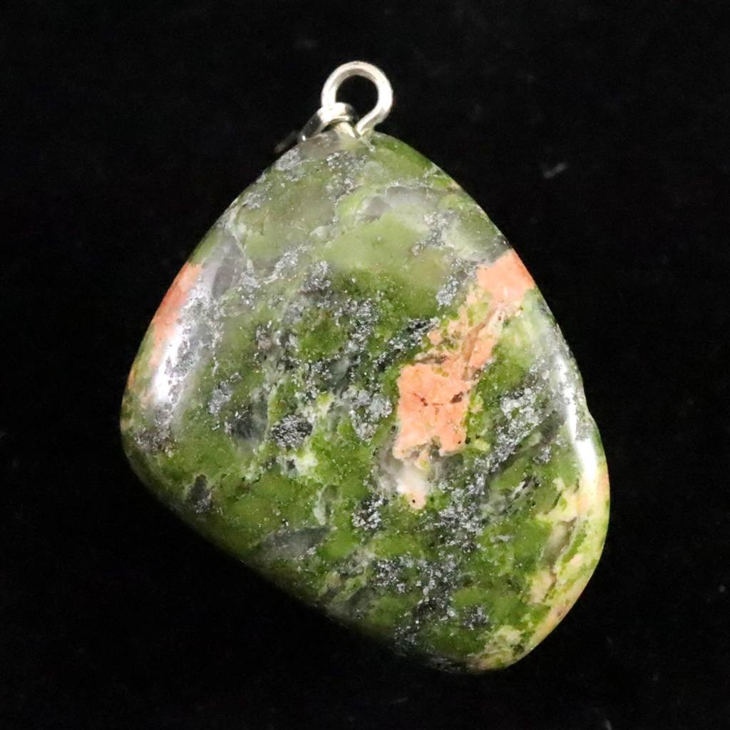 H&E社 ユナカイト タンブル ペンダントトップ 10.3g