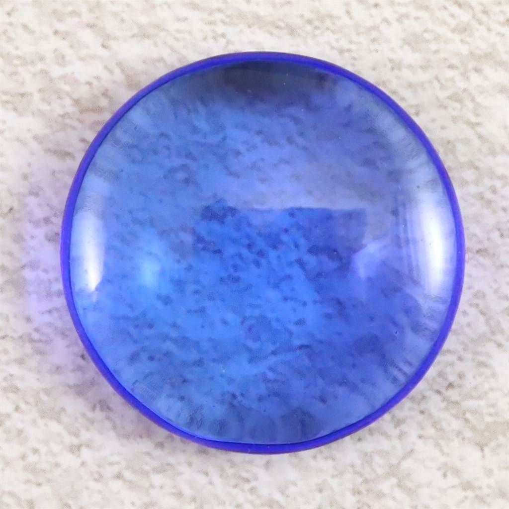 H&E社 シベリアンブルークォーツ 30mm ソーサー 10.4g