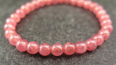 インカローズ(5A) 5.5mm玉ブレスレット