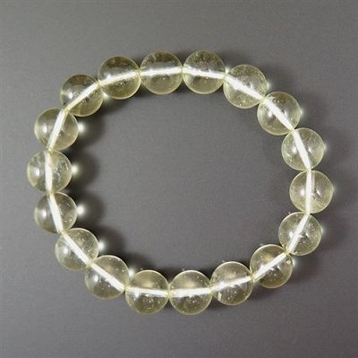 リビアングラス（SA Up)　11mm玉 ブレスレット (鑑別書付)