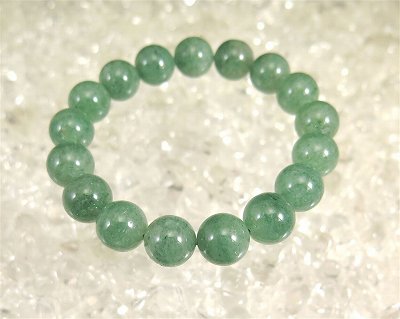 グリーンクォーツ 12.5mm玉ブレスレット 47.2g