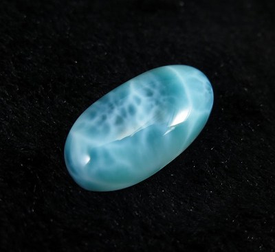 ラリマー 28mmオーバル カボション ルース　7.3g