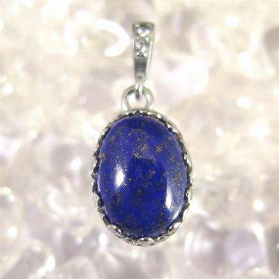 ラピスラズリ 16mmオーバル ペンダントトップ 2.7g