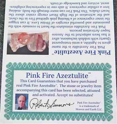 H&E社 ピンクファイアアゼツライト(AZOZEO)　原石 22g