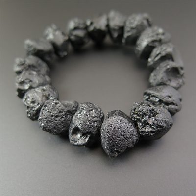 タイ産テクタイト　原石 ブレスレット