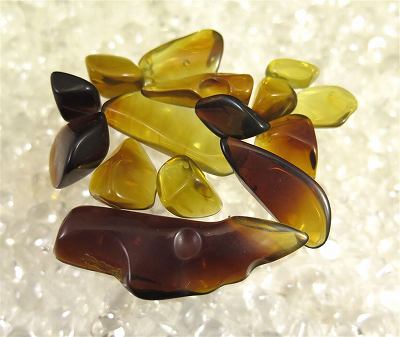 インドネシア産アンダラクリスタル　ブラウン　小タンブルセット　53g