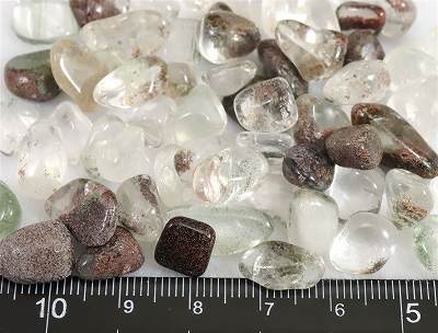 ブラジル産 ガーデンクォーツ 庭園水晶 さざれ(穴なしチップ)　約100g