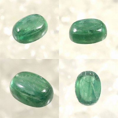 グリーン　カイヤナイト　10mm オーバル　ルース　0.69g