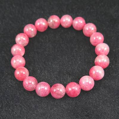 ロードナイトインシリカ（クォーツ） 10mm玉ブレスレット AAAグレード 32.2g