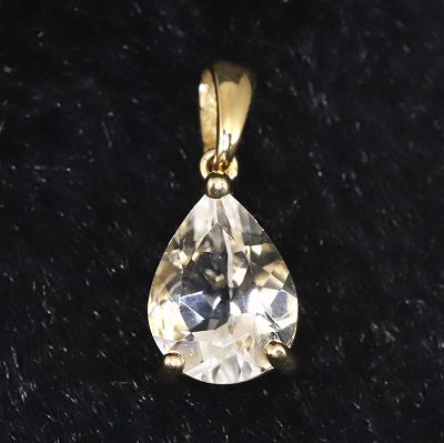 �ڥ��饤�� 8X6mm�ڥ��������ץ��å� �ڥ󥿥�ȥȥå� K18YG 0.88g