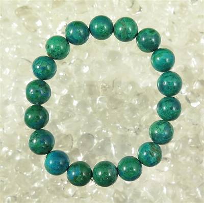 クリソコラ 　10.5mm玉ブレスレット