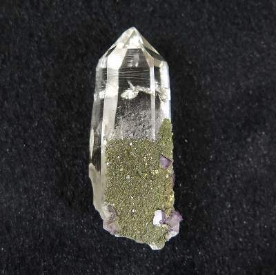 中国湖南省 ヤオガンシャン鉱山産 水晶共生フローライト　19.82g