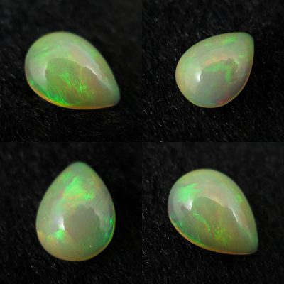 宝石質オパール　13mmティアドロップ　カボション　2.2ct