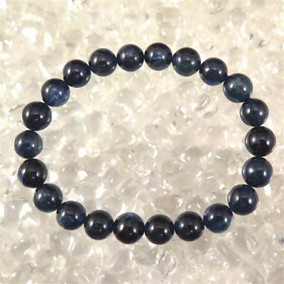 ブルーグリーン　カイヤナイト　8mm玉ブレスレット（SAグレード）