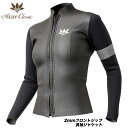 AXXE CLASSIC (アックスクラシック)2mmレディース 長袖フロントジップジャケット