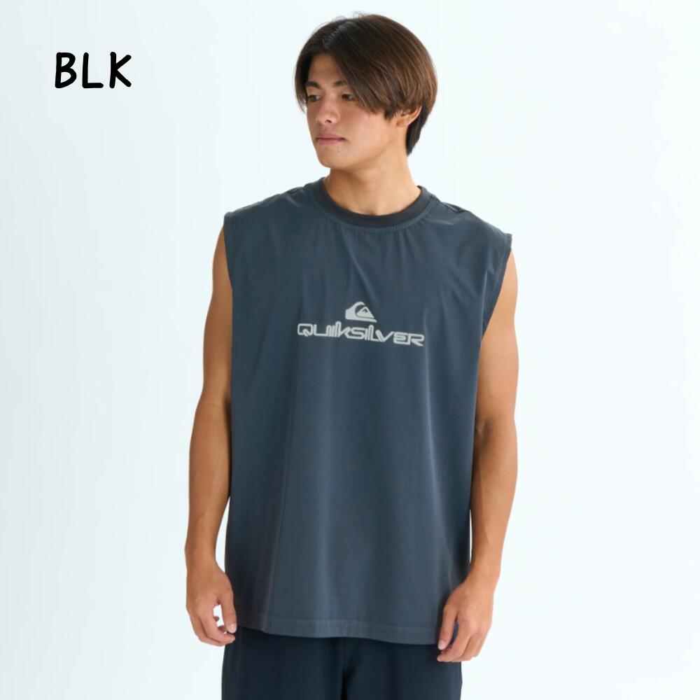QUIKSILVER（クイックシルバー）DOUBLE LOGO SL メンズ 2025春夏モデル 水着 ノースリーブ タンクトップ ラッシュガード サーフィン QLY252019