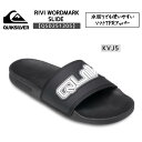 QUIKSILVER(クイックシルバー)RIVI WORDMARK SLIDE メンズ 2025春夏モデル ビーチ サンダル QSD251205