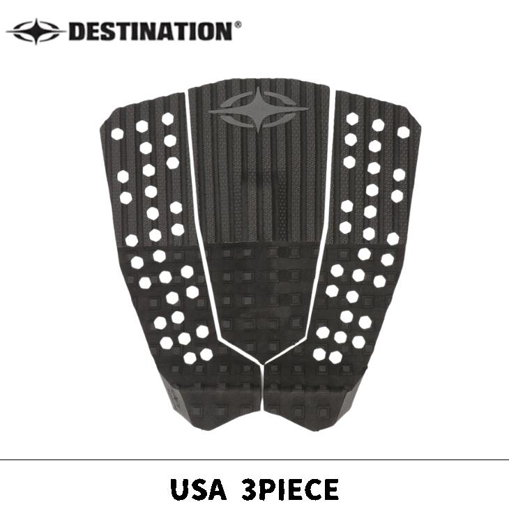 Rakuten - DESTINATION（デスティネーション）トラクション　USA　3PC　サーフィン用デッキパッド