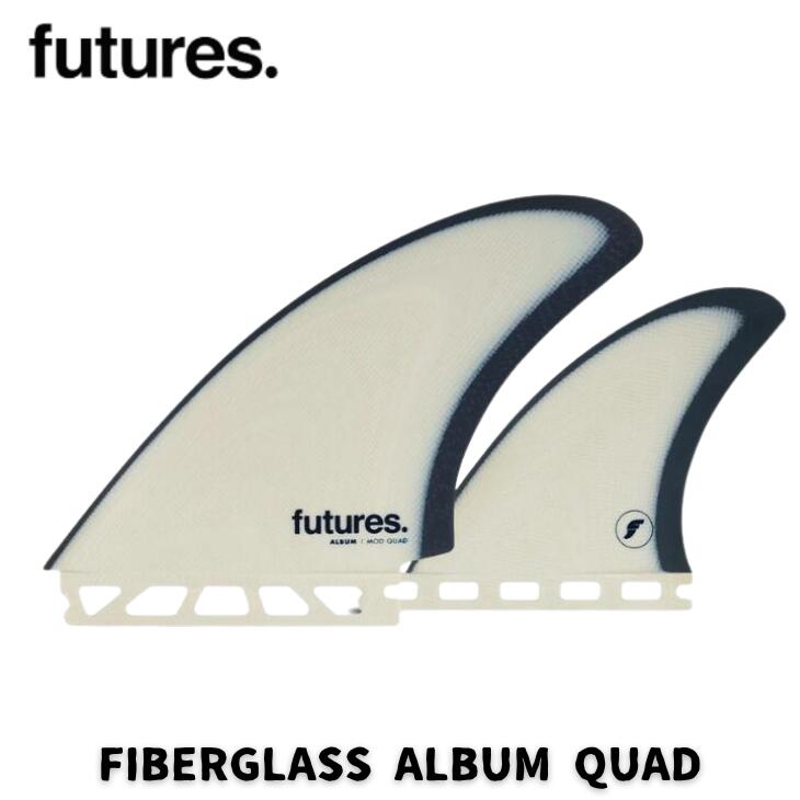 Rakuten - FUTURE（フューチャー）サーフボード用フィン　FIBERGLASS製　ALBUM MOD QUAD