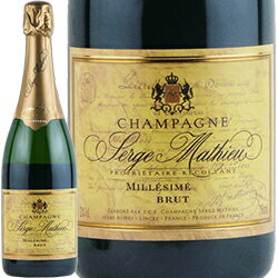 ワイン スパークリングワイン 泡 シャンパン 2002年 セルジュ・マチュー ブリュット・ミレジム / セルジュ・マチュー フランス シャンパーニュ 750ml