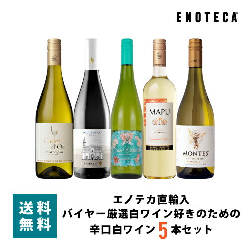 【送料無料】ワイン ワインセット エノテカ直輸入 バイヤー厳選白ワイン好きのための辛口白ワイン5本セット EB4-1 [750ml x 5]のサムネイル