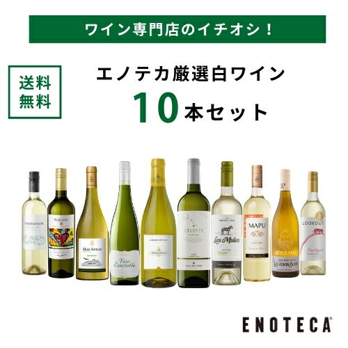 エノテカ ワイン専門店のイチオシ！エノテカ厳選白ワイン10本セット PB4-2 [750ml x 10] ワイン ワインセット 飲み比べ 送料無料