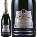 スパークリング シャンパン 白 発泡  ブリュット・ナチュール・トラディション / アラン・クヴルール　フランス シャンパーニュ / 750ml ワイン