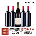 ゴールデンウィーク福袋9,790円（赤のみ5本） GW4-6 [750ml x 5] 【送料無料】エノテカ ワイン ワインセット