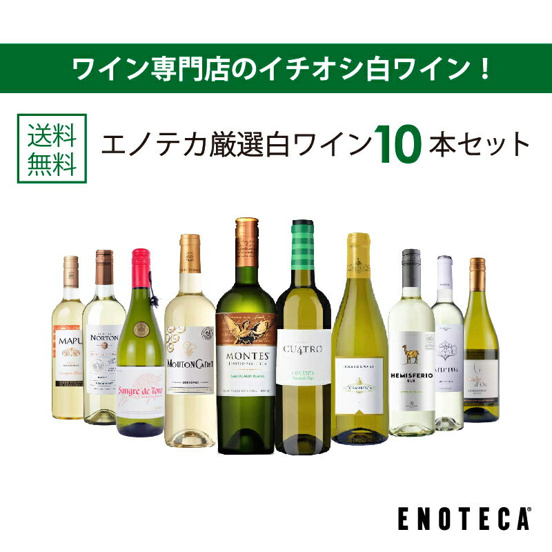 【送料無料】エノテカ ワイン専門店のイチオシ！エノテカ厳選白ワイン10本セット PB10-1 [750ml x 10] ワイン ワインセット 飲み比べ【AM9時迄最短当日出荷】のサムネイル