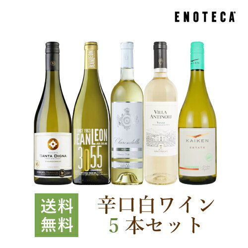 【送料無料】ワイン ワインセット 辛口白ワイン5本セット WW7-1 [750ml x 5]【AM9時迄最短当日出荷】のサムネイル