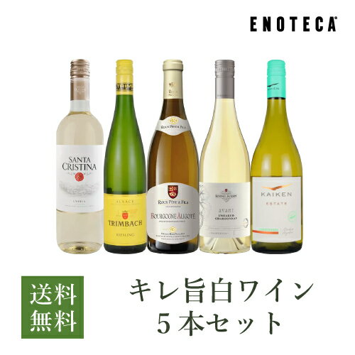 エノテカ ワインセット キレ旨白ワイン5本セット WW5-1  ワイン 飲み比べ