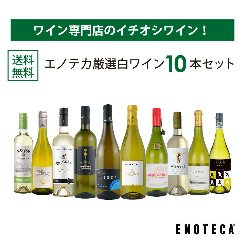 エノテカ ワイン専門店のイチオシ！エノテカ厳選白ワイン10本セット PB6-1 [750ml x 10] ワイン ワインセット 飲み比べ 送料無料【AM9時迄最短当日出荷】のサムネイル