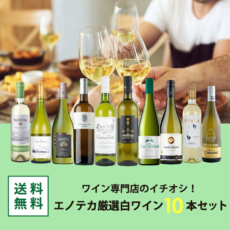 エノテカ ワイン専門店のイチオシ！エノテカ厳選白ワイン10本セット PB1-1 [750ml x 10] ワイン ワインセット 飲み比べ 送料無料