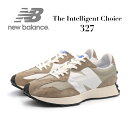 NEW BALANCE ニューバランス スニーカー メンズ 靴 327 MS327LH1 MUSHROOM グレー ホワイト 白 ビックサイズ有り 送料無料
