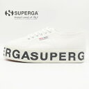 【正規品】スペルガ SUPERGA スニーカー レディース 厚底 シューズ 靴 白 ホワイト 2790 COTW OUTSOLE LETTERING WHITE ロゴプリント 人気 セレブ イタリア 快適 オシャレ S00FJ80 送料無料 正規販売店