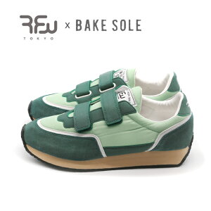 RFW BAKESOLE スニーカー メンズ レディース 緑 ミント グリーン 靴 シューズ ローカット 韓国ファッション ベルクロ ストラップ コラボ 快適 リズム アールエフダブリュー RFW x BAKESOLE SPRINTER SP STRAP R-2136333 MINT 送料無料