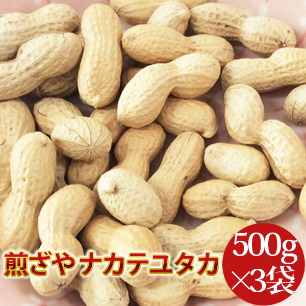 2023年度産 新豆 煎ざや(ナカテユタカ)1.5kg(500g×3袋) 送料込千葉県八街産落花生 週間落花生ランキング1位25回商品当店の価格は工場直販価格です。八街市並び周辺市町村の畑で生産された奨励品種「ナカテユタカ」を原料として、創業50数年の伝統の技術で、丁寧に煎りあげてある逸品ですので、是非ご賞味ください。「千葉半立」に比べて「ナカテユタカ」の煎ざやはあっさり味の落花生です。当社は千葉県、八街市の認定店、推奨店で、落花生専門店です。(八街市で50数年営業中)※【お願い】当店の賞味期限が他店と比べて短いのは、「美味しさの原点は鮮度」という考えから、なるべく早く召し上がっていただきたいからです。 ●千葉県八街産落花生　煎ざや(ナカテユタカ)1.5kg(500g×3袋)　【原材料】ナカテユタカ　【賞味期限】70日