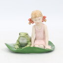 ロイヤルコペンハーゲン おやゆび姫 少女と蛙 アンデルセン サンベリーナ フィギュリン 置物 【中古】 / 10982 YMR