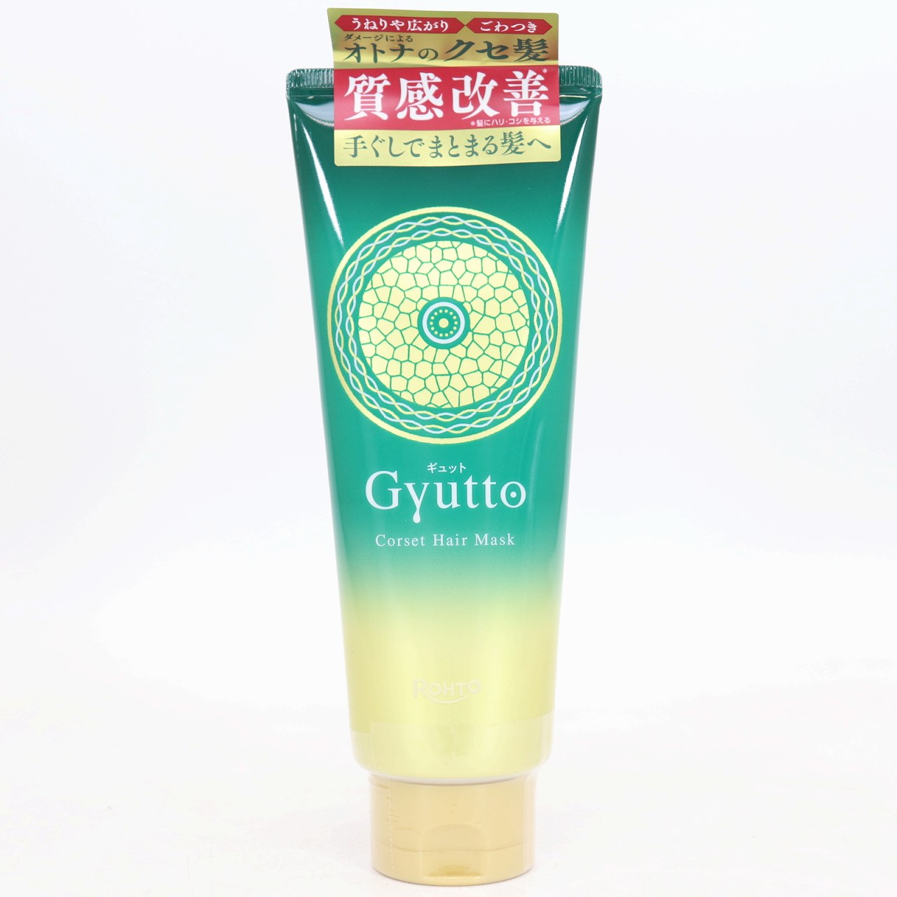 未使用・未開封 ロート製薬 Gyutto コルセットヘアマスク 200g ヘアトリートメント 中古 / 12444 HMR