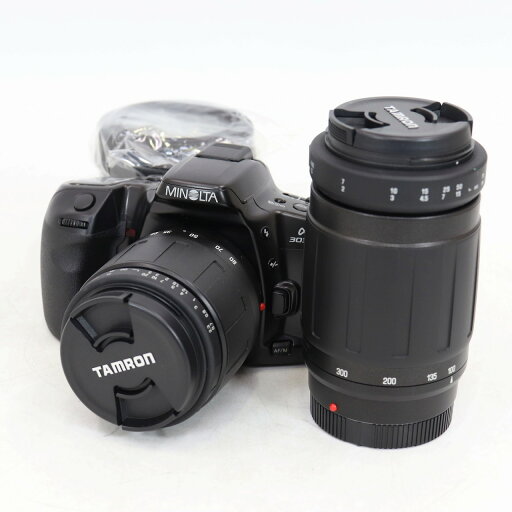 美品 ミノルタ アルファ303si タムロン28-80mm 3.5-5.6 / 100-300mm 5-6.3 動作確認済み 中古 / 11592 HMR 美品 ミノルタ アルファ303si タムロン28-80mm 3.5-5.6 / 100-300mm 5-6.3 動作確認済み 中古 / 11592 HMR