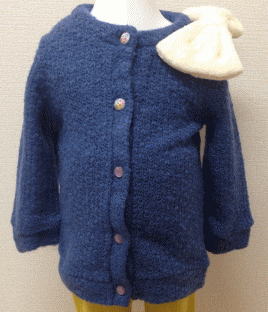 FORTY　ONE　あったかカーディガン【95cm】[ブルー]FORTY/フォーティワン/カーディガン/ブランド子供服/子供服/キッズ