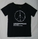 ★【generalswitch】ジェネラルスウィッチ　LOVE　&　PEACE　半袖Tee　ネイビー