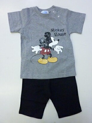 【Disney】ミッキーマウス/ミニーマウス半袖パジャマ