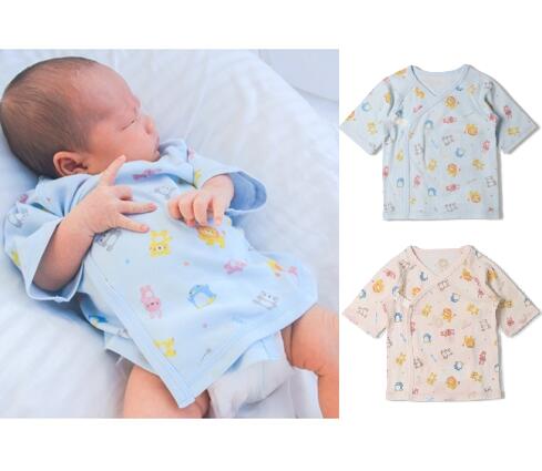Rakuten - 【kids zoo】　日本製動物柄短肌着　50-60センチ